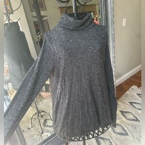 Grey turtleneck